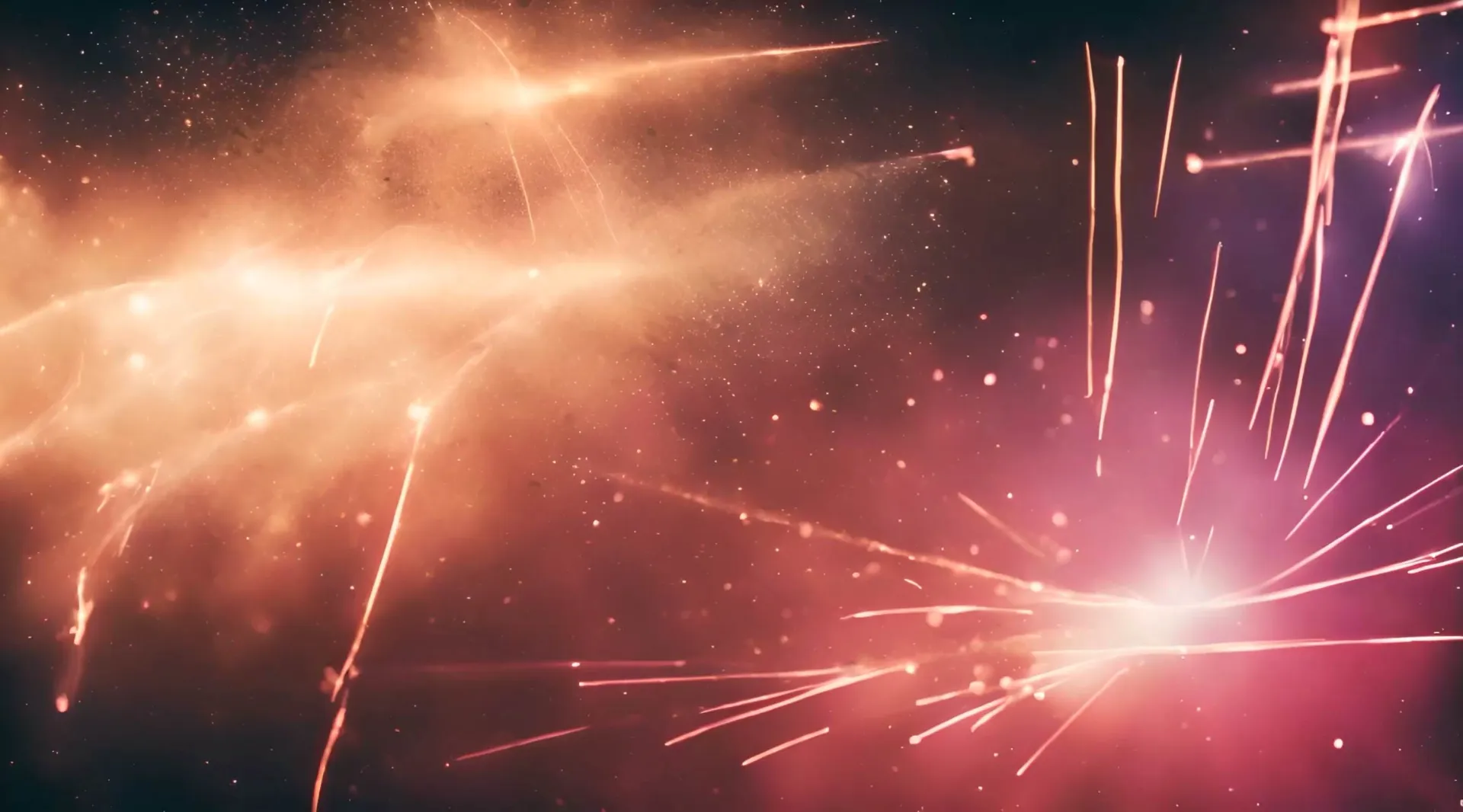 Galaxy Sparks Eruption Video Backdrop